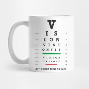 Vision Snellen Chart Mug